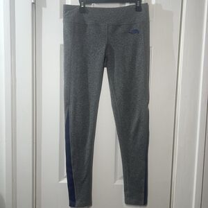 The North Face Womens Athletic Leggings Size Small Gray Pull On Stretch